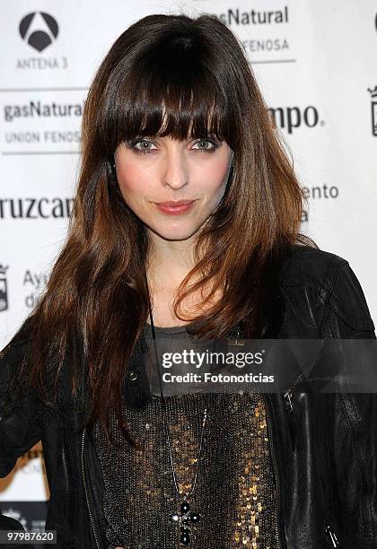 Actress Leticia Dolera attends 'Malaga Film Festival' presentation party, at Casa de America on March 23, 2010 in Madrid, Spain.