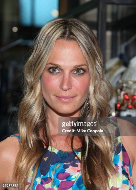 Model/actress Molly Sims promotes "Grayce by Molly Sims the Collection" at Henri Bendel on March 23, 2010 in New York City.