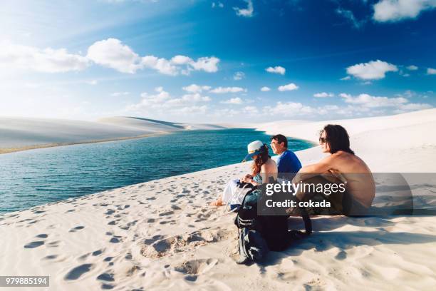 休暇を楽しむ家族 - maranhao state ストックフォトと画像