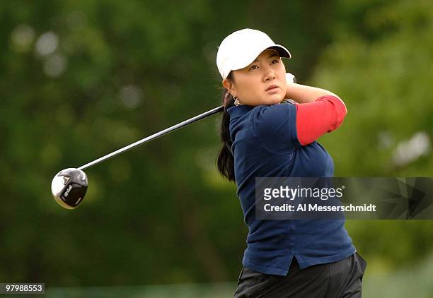 Jeong Jang competes April 30 in the rain-delayed third round of the 2005 Franklin American Mortgage Championship in Franklin, Tn.