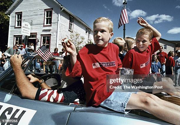 In a display of patriotism following the terrorist bombings, red, white and blue in flags and clothing dominated Haymarket Days. The 13th annual...