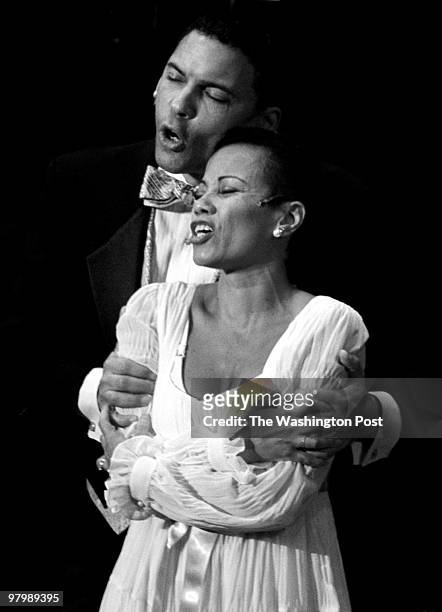 Kennedy Center Concert Hall, Washington, D.C.--PHOTOGRAPHER-MARVIN JOSEPH/TWP--CAPTION-Final Dress Rehearsal of "Carmen Jones". This is a concert...
