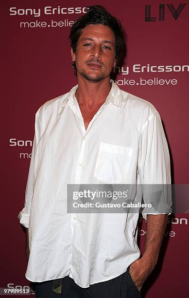 Simon Rex attends The Sony Ericsson Open Kick-Off Party at LIV nightclub at Fontainebleau Miami on March 23, 2010 in Miami Beach, Florida.