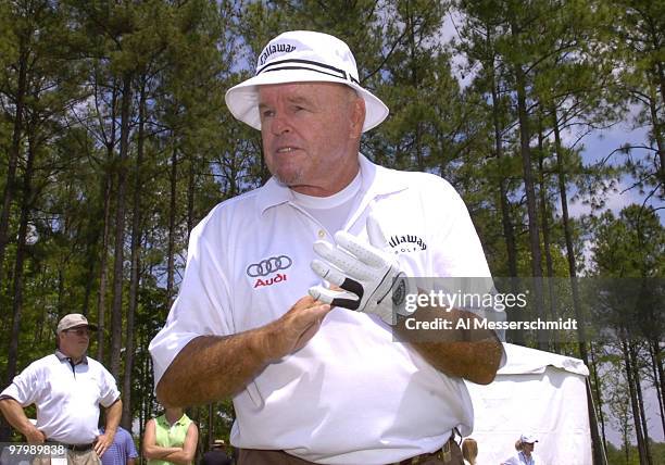 Jim Colbert on the 10th tee during the Regions Charity Classic Charter Communications Pro-Am at Robert Trent Jones Golf Trail at Ross Bridge in...