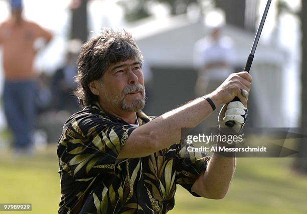 Randy Owen on the first tee during the Regions Charity Classic Charter Communications Pro-Am at Robert Trent Jones Golf Trail at Ross Bridge in...
