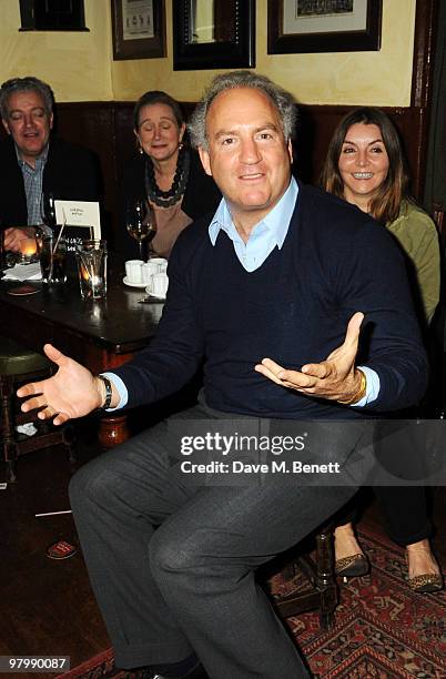 Charles Finch attends the Vogue Pub Quiz hosted by Anya Hindmarch at The Bag & Bottle on March 23, 2010 in London, England.