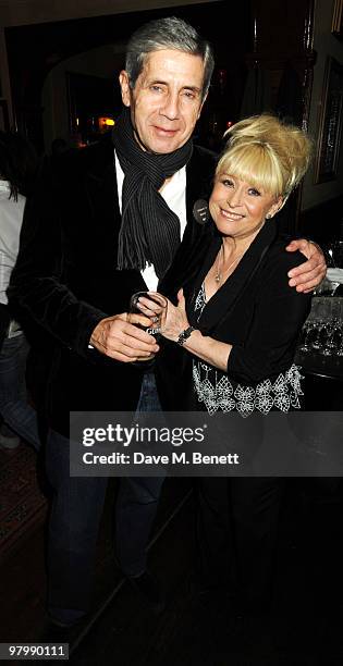 Stuart Rose and Barbara Windsor attend the Vogue Pub Quiz hosted by Anya Hindmarch at The Bag & Bottle on March 23, 2010 in London, England.