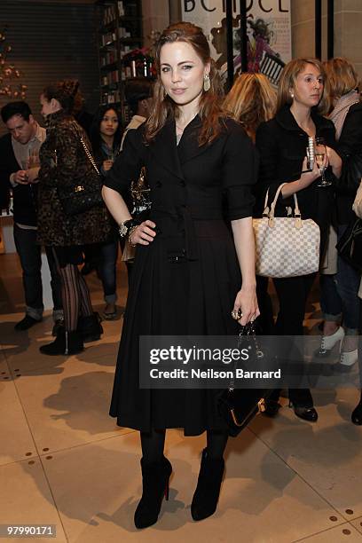 Actress Melissa George attends "Grayce by Molly Sims the Collection" at Henri Bendel on March 23, 2010 in New York City.