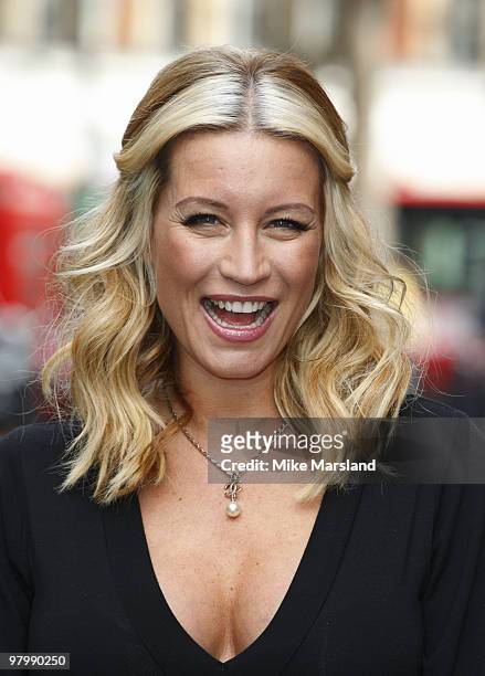 Denise Van Outen attends photocall to launch her new maternity range for Very.co.uk at Soho House on March 23, 2010 in London, England.