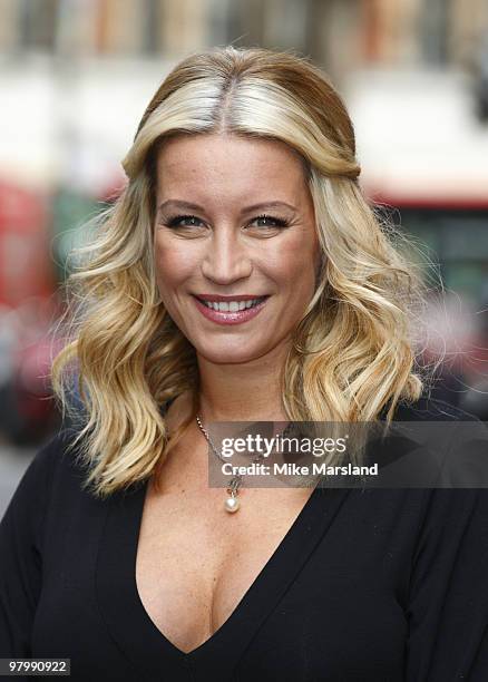 Denise Van Outen attends photocall to launch her new maternity range for Very.co.uk at Soho House on March 23, 2010 in London, England.