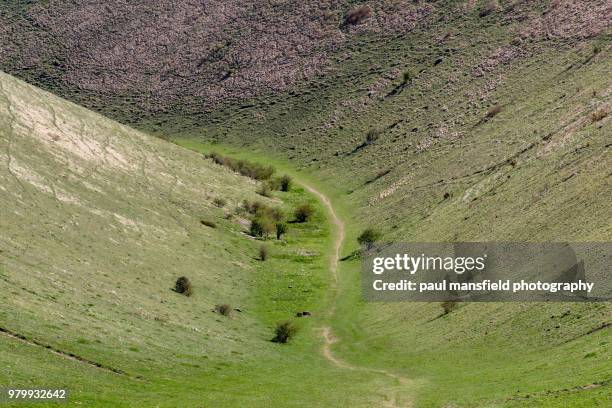 devil's dyke landscape - south downs national park stock pictures, royalty-free photos & images