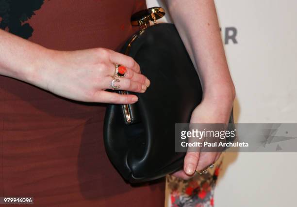 Actress Christina Hendricks , Jewelry Detail / Handbag Detail, attends the premiere of 'Antiquities' at the Dances With Films Festival at the TCL...