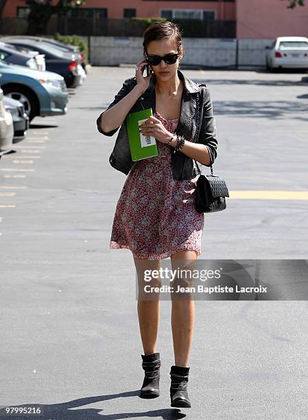 Jessica Alba is seen on March 23, 2010 in West Hollywood, California.
