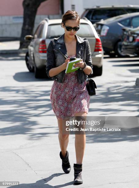 Jessica Alba is seen on March 23, 2010 in West Hollywood, California.