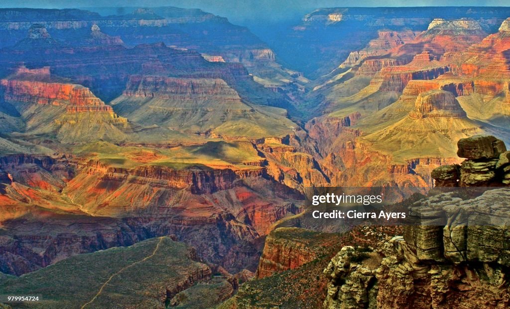 Solitude and serenity at the North Rim of the Grand Canyon overlook, located in Arizona