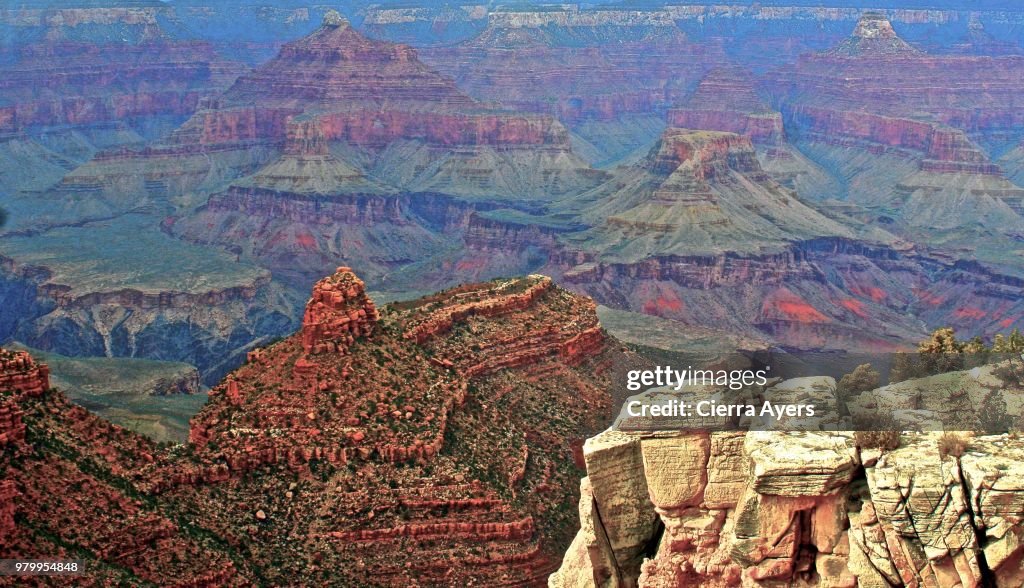 Solitude and serenity at the North Rim of the Grand Canyon overlook, located in Arizona