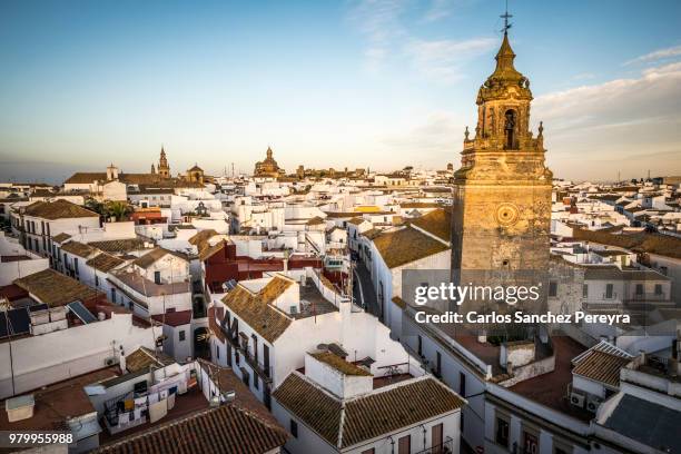 panoramic of carmona - la mancha 個照片及圖片檔