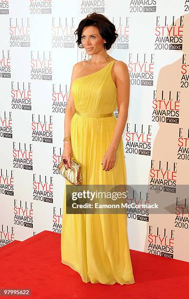 Dannii Minogue attends the ELLE Style Awards at Grand Connaught Rooms on February 22, 2010 in London, England.