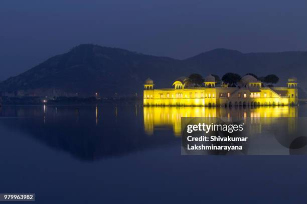 jal mahal, jaipur, rajasthan - jal mahal stock pictures, royalty-free photos & images