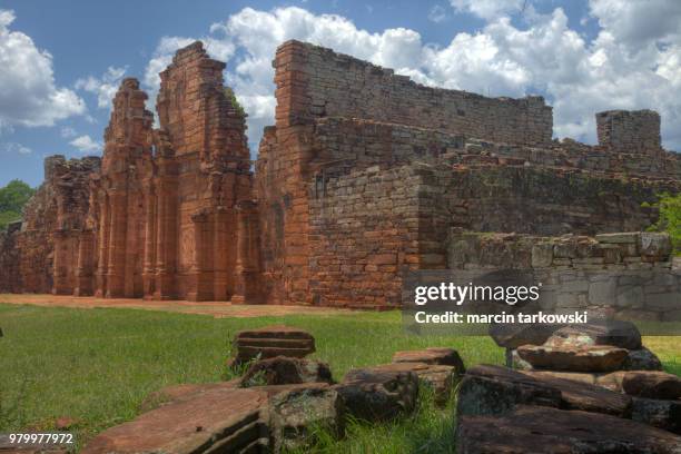 ruinas de san ignacio - misiones - argentina - misiones stock pictures, royalty-free photos & images