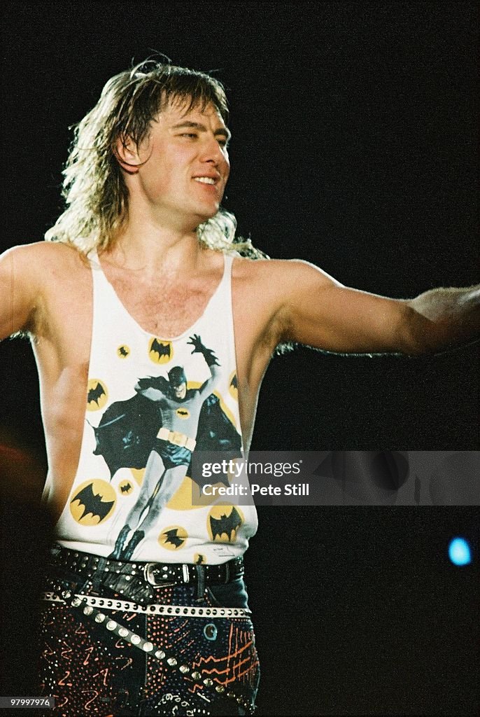 Def Leppard Perform At London Wembley Arena In 1988