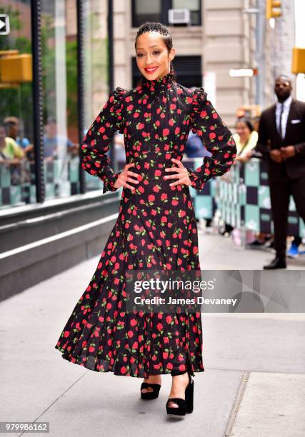 Ruth Negga leaves the Build Series at Build Studio on June 20, 2018 in New York City.