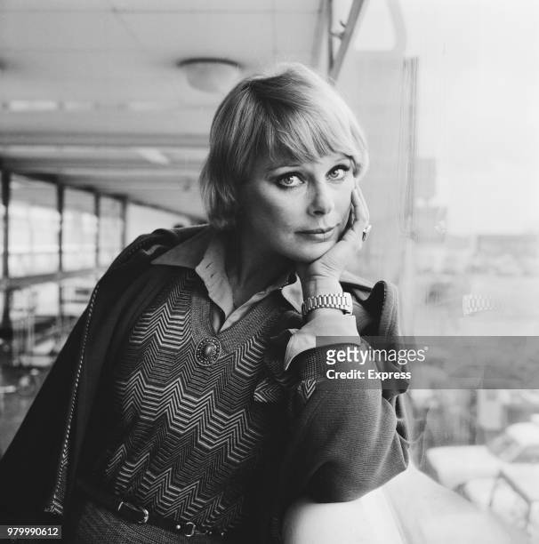 German actress, entertainer and artist Elke Sommer, UK, 28th February 1974.