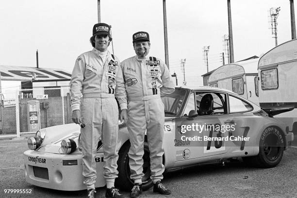 Michael Keyser, Milt Minter, Porsche 911 Carrera RSR, 24 Hours of Le Mans, Le Mans, 16 June 1974.