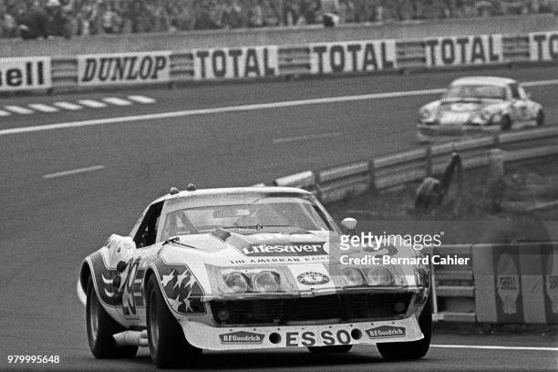 John Greenwood, Chevrolet Corvette, 24 Hours of Le Mans, Le Mans, 10 June 1973.