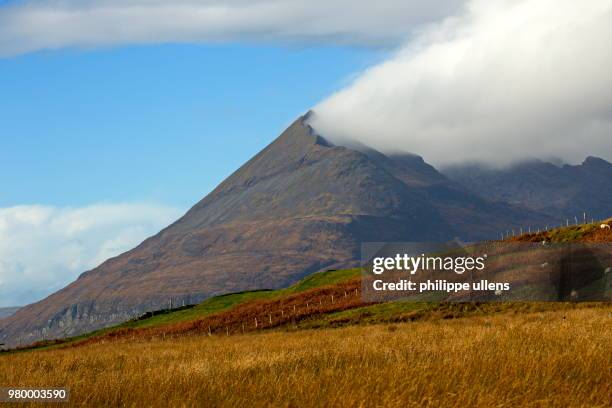 cuillins - fall - cuillins stock-fotos und bilder