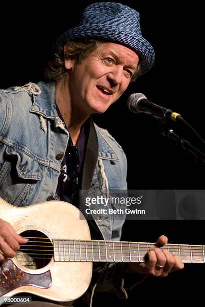 Rodney Crowell preforms his songs and attends The Stars Go Blue for Colon Cancer at The Loveless Barn on March 23, 2010 in Nashville, Tennessee.