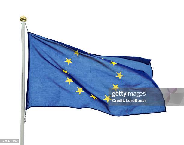 european union flag - european union symbol stock pictures, royalty-free photos & images
