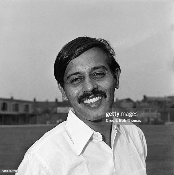 Srinivas Venkataraghavan of India, also known as Venkat, at the County Ground in Northampton, 27th June 1979.