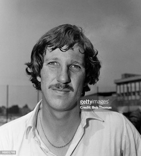 Ian Botham of Somerset and England prior to the 1st Test Match against India at Edgbaston in Birmingham 12th July 1979.