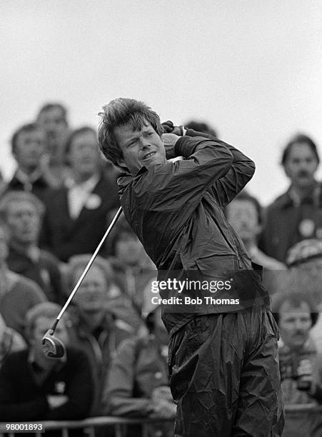 Tom Watson of the United States in action during the British Open Golf Championship at Royal Lytham & St Annes, 20th July 1979.