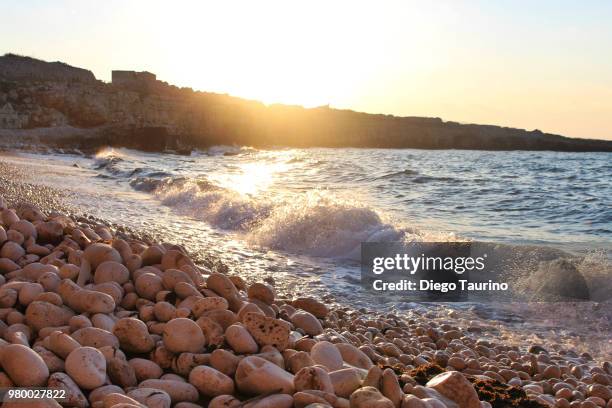spiaggia di sassi - spiaggia stock pictures, royalty-free photos & images