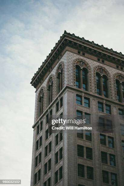 skyscraper against sky, birmingham, alabama, usa - birmingham alabama stock pictures, royalty-free photos & images