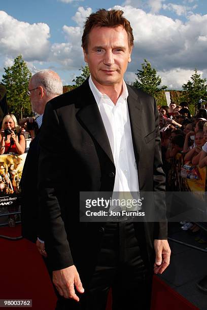 Actor Liam Neeson arrives at the UK Premiere of The Chronicles of Narnia - Prince Caspian at the O2 Dome in North Greenwich on June 19, 2008 in...