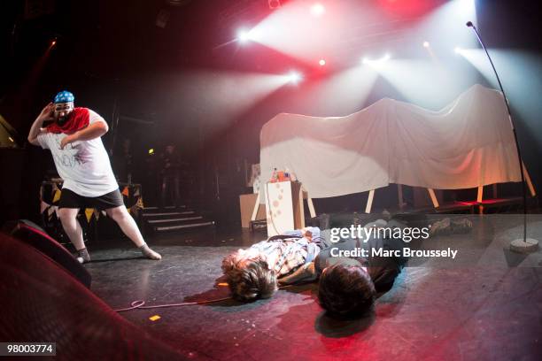 Dolan performs on stage at KOKO on March 23, 2010 in London, England.