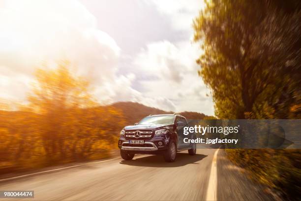 mercedes benz x-class - mercedes benz stock pictures, royalty-free photos & images