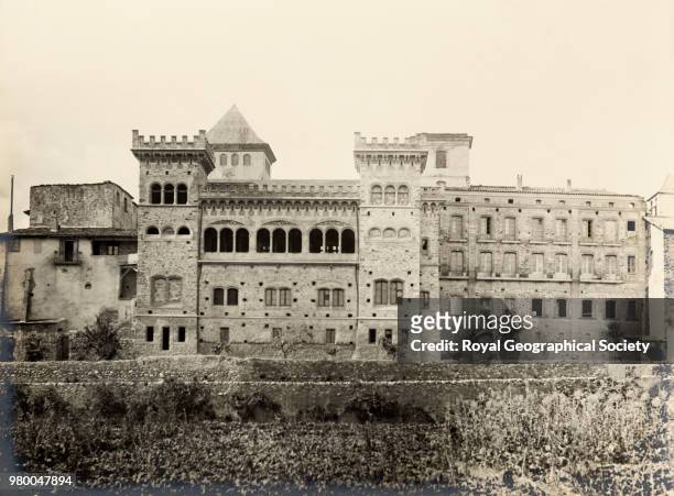 The Palace of the Bishop of Urgel, at Urgel, Andorra, 1886.