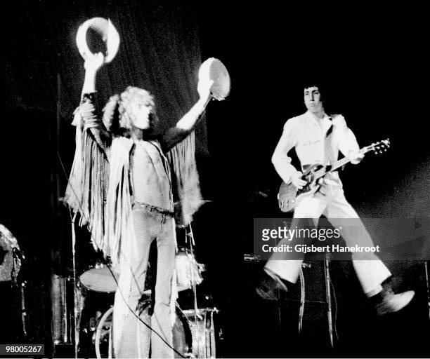 The Who perform live on stage at Concertgebouw in Amsterdam, Netherlands on September 29 1969 L-R Pete Townshend, Roger Daltrey