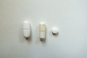 Calcium citrate caplet, magnesium citrate capsule and vitamin k2 tablet