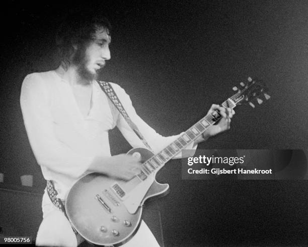 Pete Townshend from The Who performs live on stage at Rai, Amsterdam, Netherlands on August 17 1972