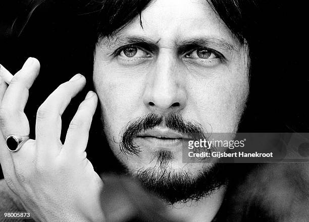 John Entwistle from The Who posed at a press call in Surrey, England in July 1971