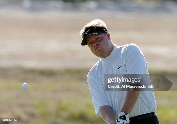 Carl Pettersson competes in the third round of the Honda Classic, March 13, 2004 at Palm Beach Gardens, Florida. Pettersson led the tournament until...