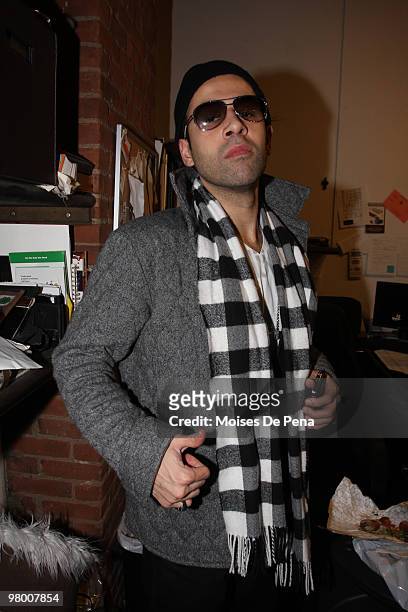 Jus Ske attends DOWNWITHFASHION at Kings Road Home on March 23, 2010 in New York City.
