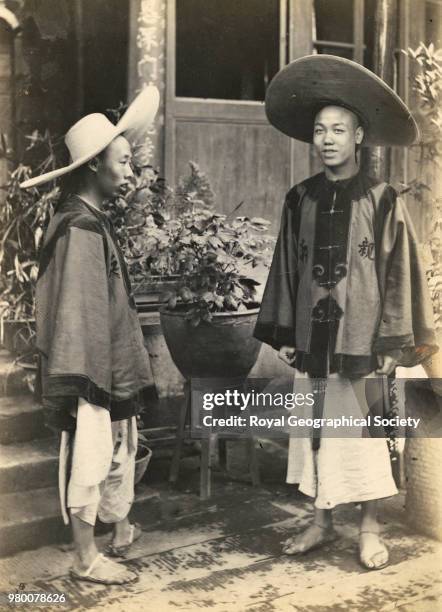 Chinese soldiers at Cheng-Tu, Szechwan, China, 1895.