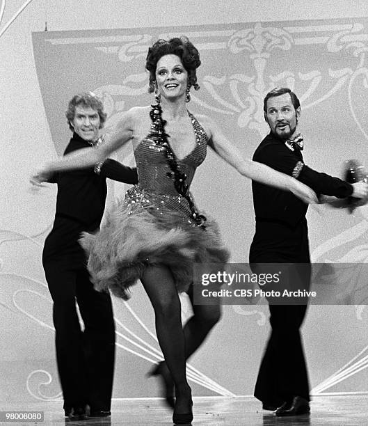 Actress Valerie Harper performs in a scene from "The Carol Burnett Show" which was filmed on February 13, 1973 in Los Angeles, California.