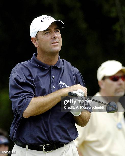 Patrick Sheehan competes in the first round of the PGA Tour Bank of American Colonial in Ft. Worth, Texas, May 20, 2004.